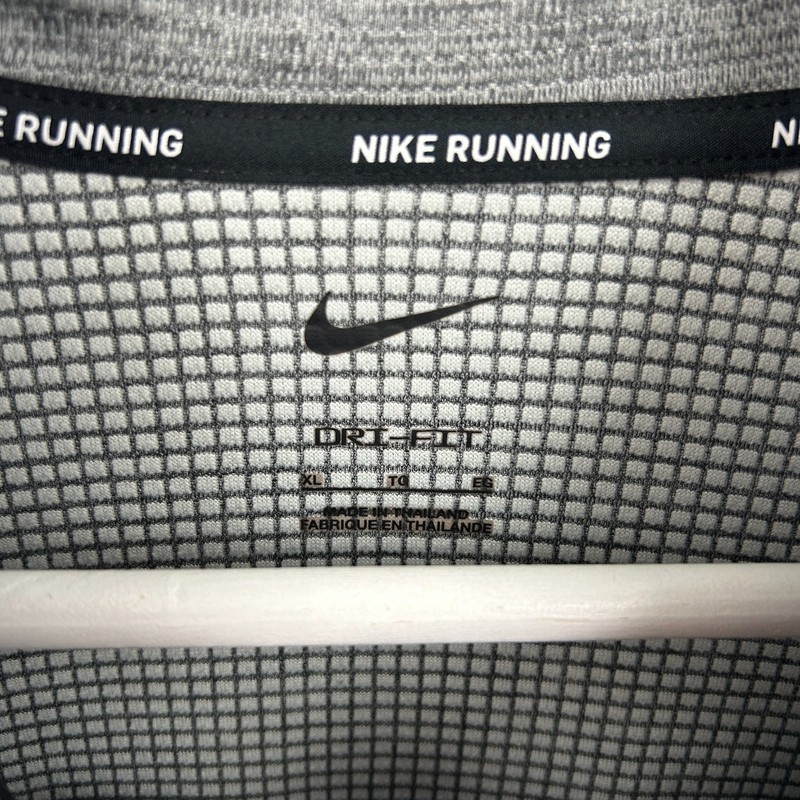 Nike Jacket Mens XL Grey Dri Fit Running Pacer Future 1/4 Zip Running Top Gym gallery