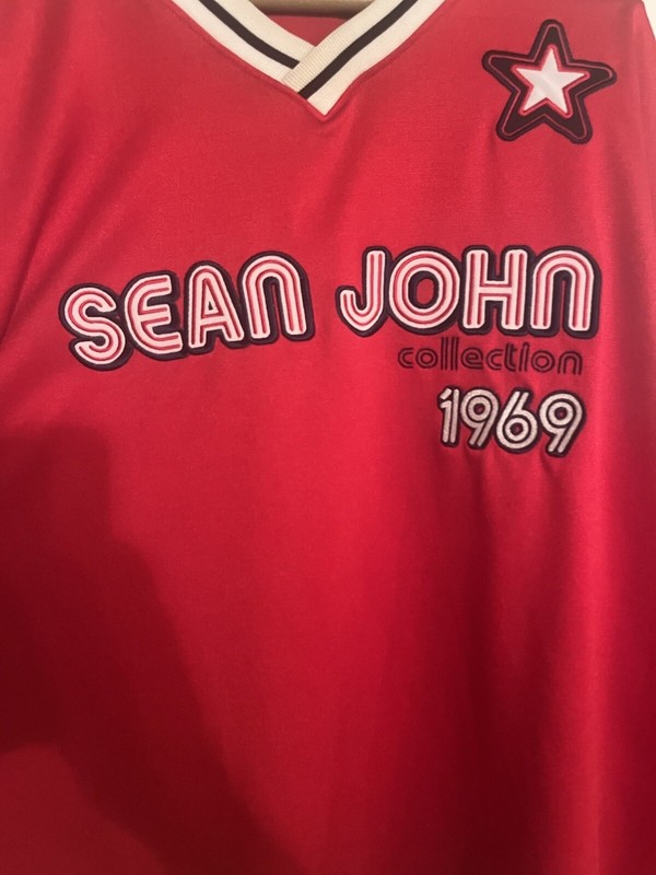 Vintage Sean John Collection Jersey Red 69 Victory Series 1969 Hip Hop Sz XXL gallery