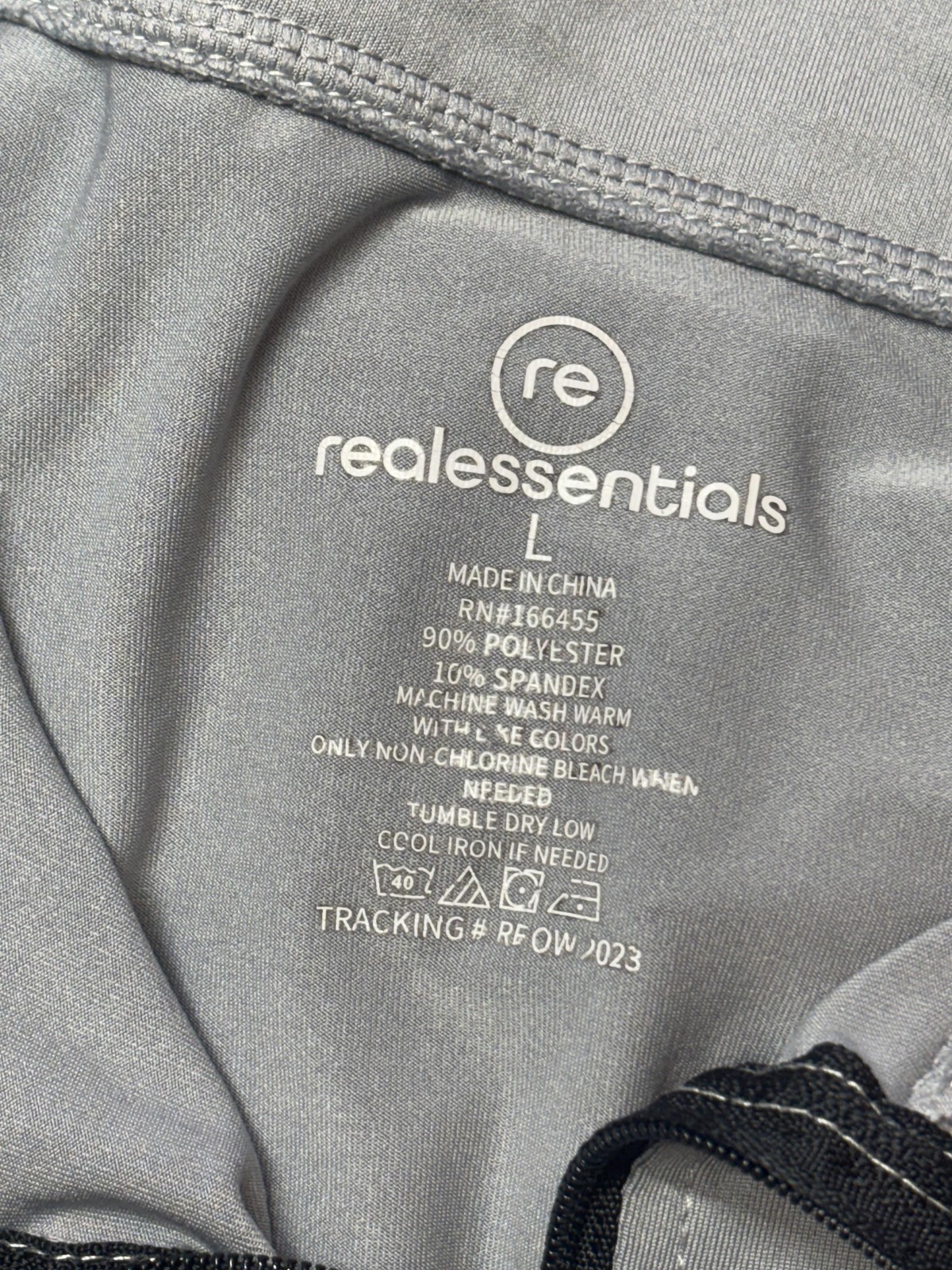 Real Essentials Pullover Mens Large Blue Gray Long Sleeve 1/4 Zip Top 2-Pack gallery