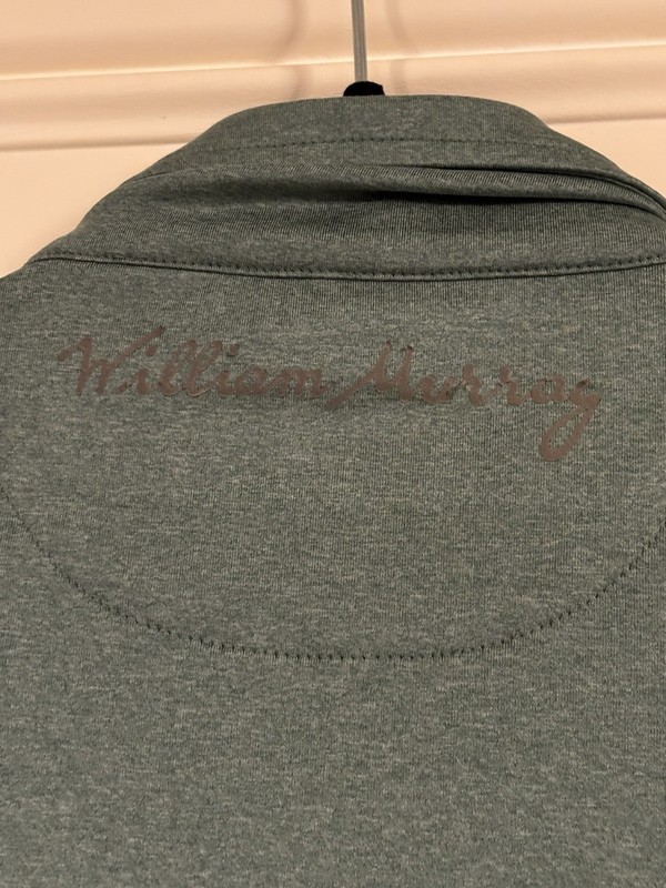 Lot of 2 William Murray 1/4 Zip Long Sleeve Golf Pullover Mens Large Green Gray gallery