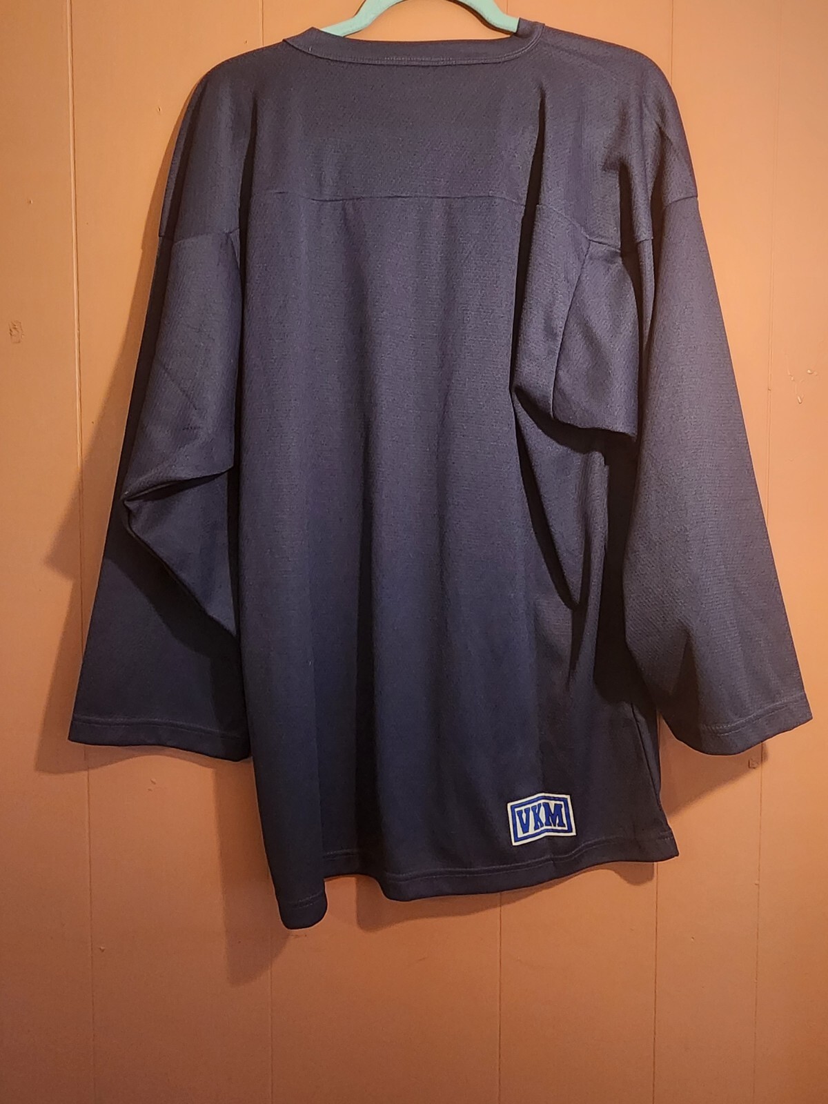 NWOT VKM Men's Large Navy Blue Longsleeved Lightweight Jersey gallery