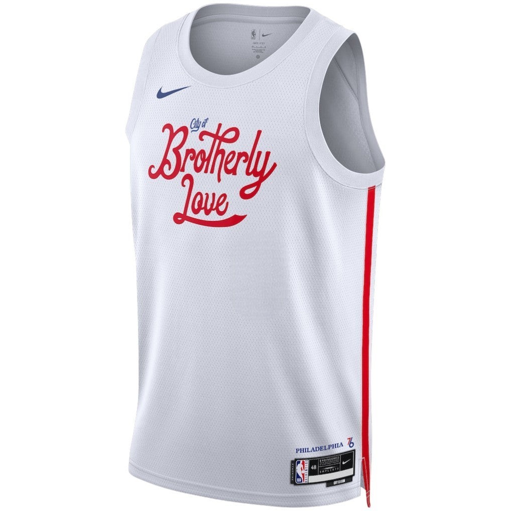 Nike Philadelphia 76Ers 22/23 City Edition Swingman Jersey DO9640-100 -- SZ 48 L gallery