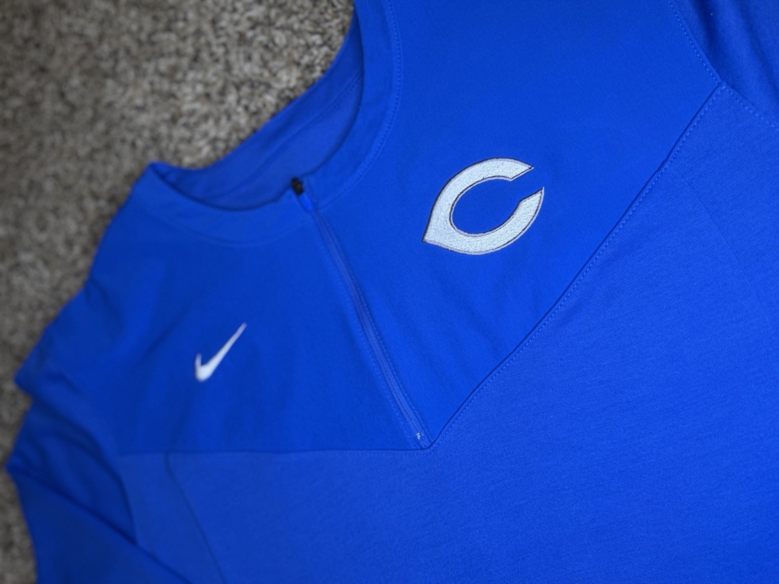 Nike 1/4 Zip Pullover Mens Size XL Cincinnati Reds Baseball Embroidered gallery