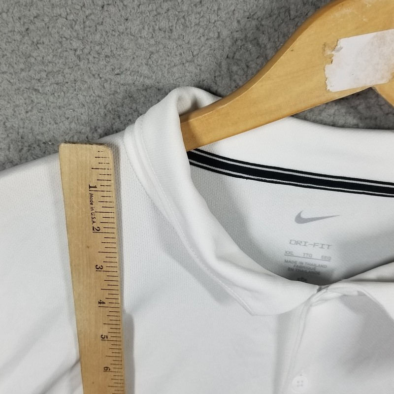 NIKE Dri-FIT Court Victory Polo Shirt 2XL White Standard Fit Tennis Golf NWT gallery
