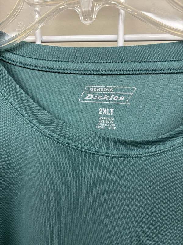 Genuine Dickies Activewear/Workwear Short Sleeve Pocket T-Shirt Size 2XLT Green gallery