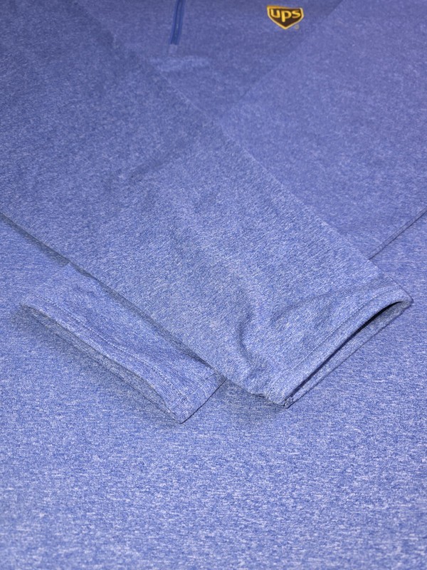 Sport-Tek Quarter-zip Pullover Customized W/ The UPS logo Size 2XL Blue gallery