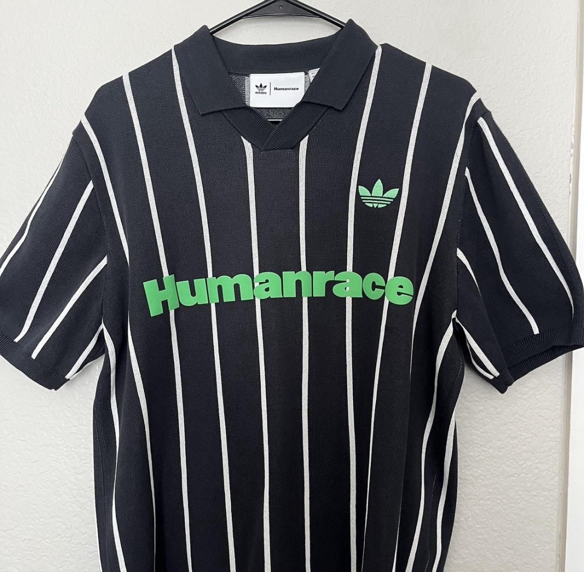 Adidas Polo Jersey Knit Pharrell Williams Humanrace HU1105 Mens Size M. 100% gallery