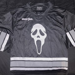 Ghost Face The Icon Of Halloween Youth XL Long Sleeve Hockey 96 Pullover Jersey
