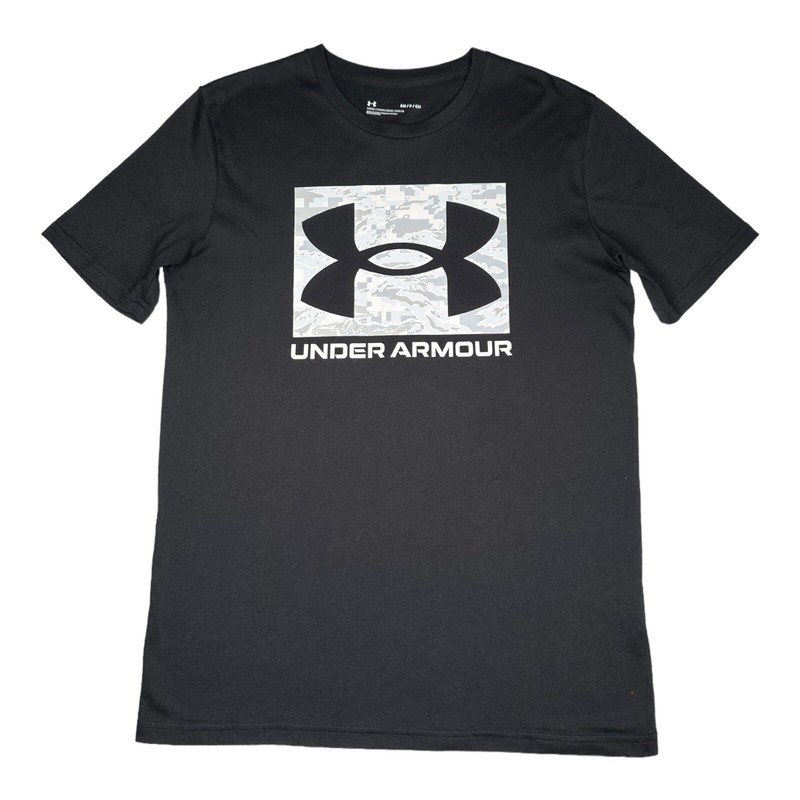 Under Armour Mens T Shirt Size S Loose Fit Digital Camo Short Sleeve Black gallery
