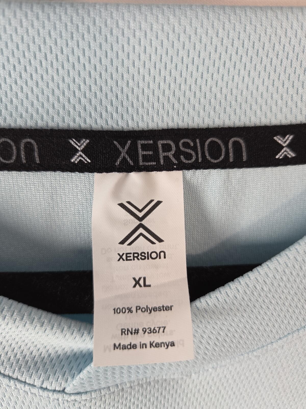 JCPenney Lifestyle Mesh Oversized Tee XL Stratosphere Blue gallery