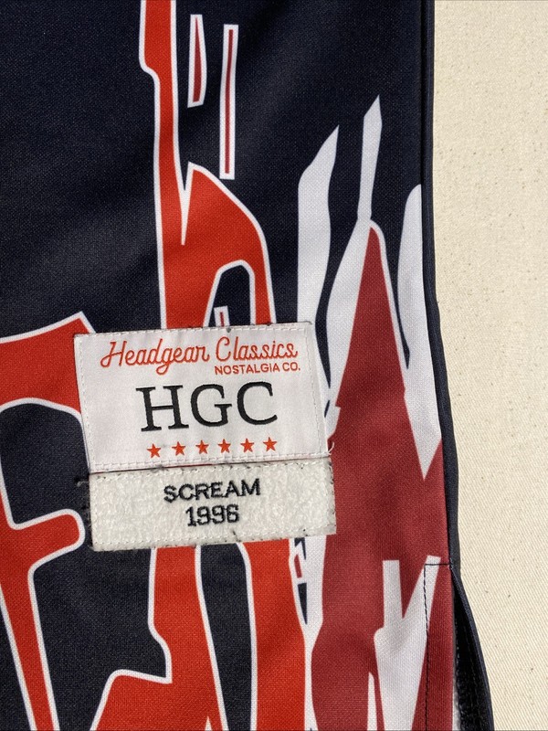 Headgear Classics Scream 1996 Ghost Face Basketball Jersey Black Size M gallery
