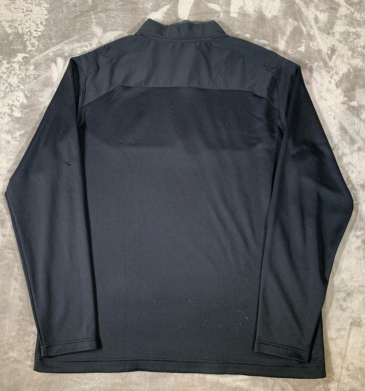 Nike Golf 1/2 Zip Up Pullover Men’s XL Black Dri-Fit Tour Performance gallery