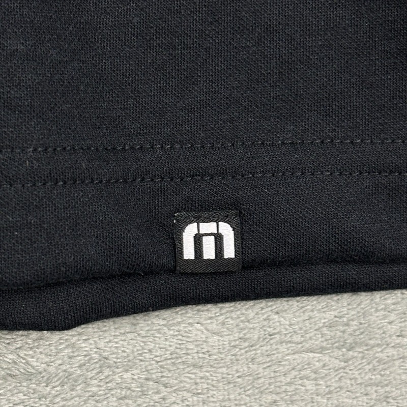 Travis Mathew Coveside 1/4 Zip Pullover Mens XL Black Golf Performance Stretch gallery