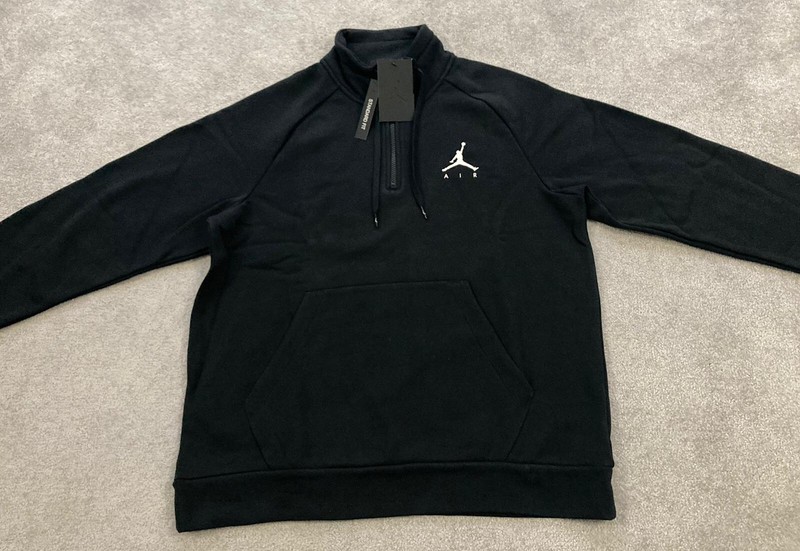 Jordan Fleece Mens Size Medium M Jumpman Air Pullover Top Sweatshirt gallery