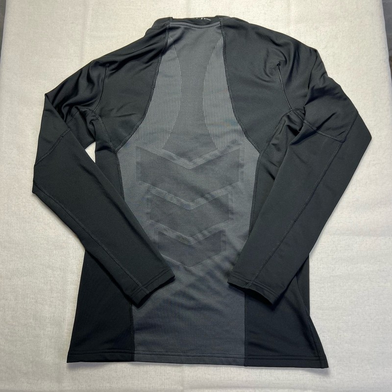 Nike Pro Hyperwarm Dri-Fit Shirt Mens Small 1/4 Zip Pullover LS Fitted Black gallery