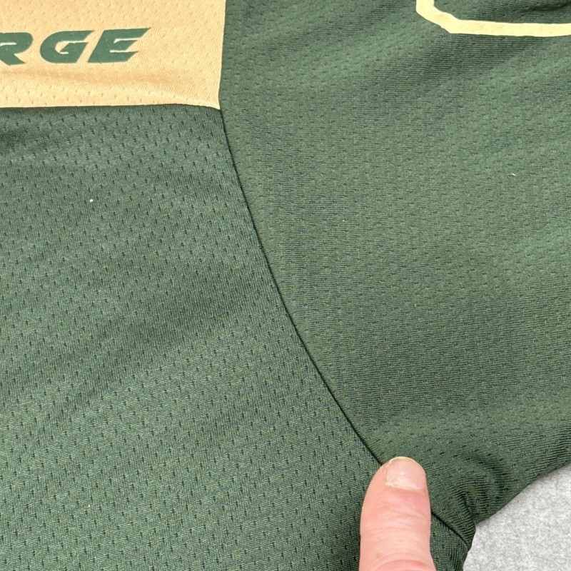 Aelfric Eden Shirt Mens Large Green Tan Number 7 Racing Jersey Graphic Top gallery