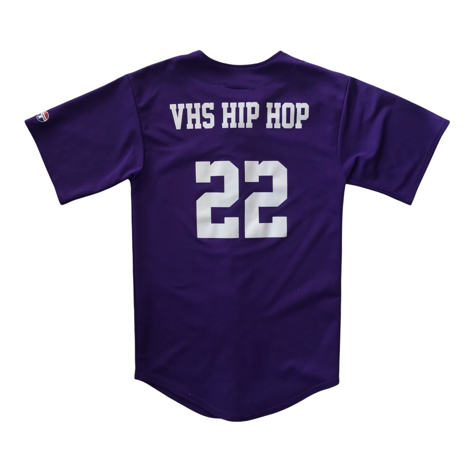 Vintage Teamwork VHS Hip Hop Baseball Jersey Embroidered Schreiner Size S 34-36 gallery