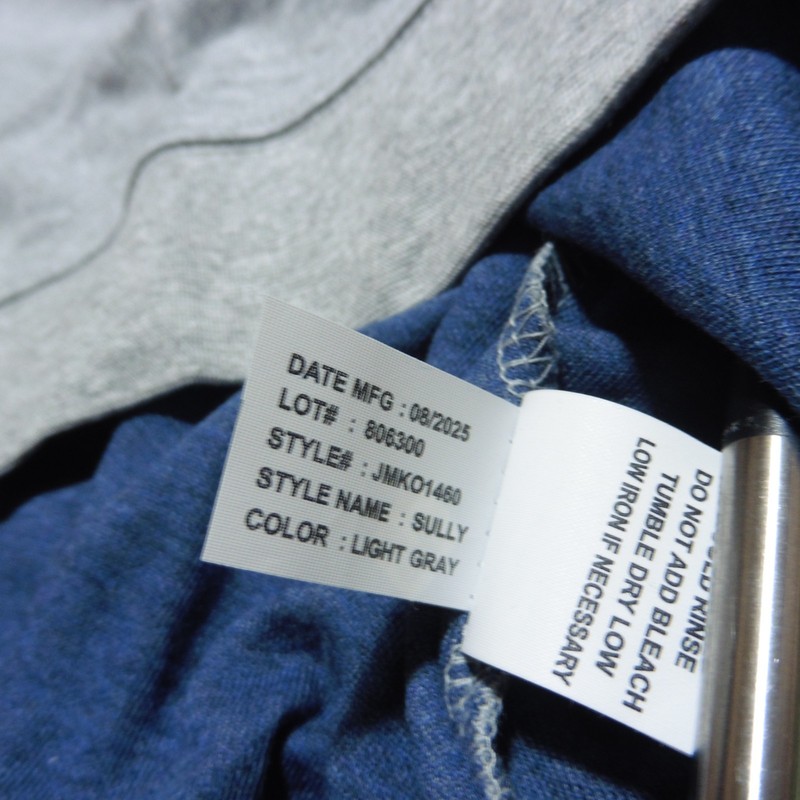 Johnnie-O Men's Small Golf Sully 1/4 Zip Pullover Sweater Light Heather Gray LS gallery