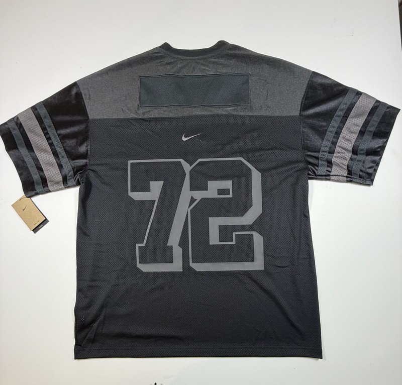 Nike Next Up Football Gridiron Jersey 72 Swoosh Black Mens Size XL IH7492-010 gallery