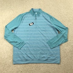Johnnie-O Bert Performance 1/4 Zip Pullover Mens XL Blue