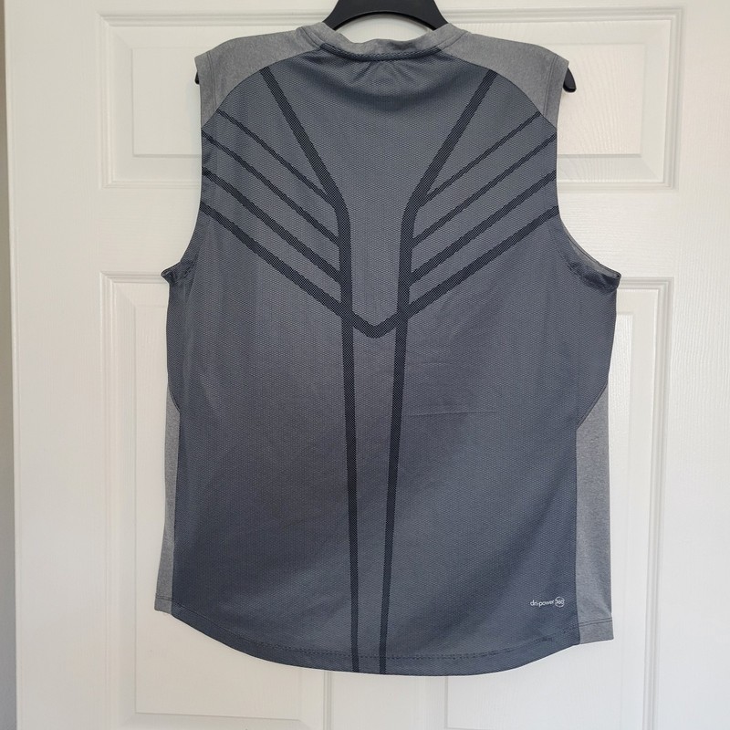 Russell Training Fit Dri-Power 360 Intellifresh Mesh Tank-Top Gray Size Large gallery