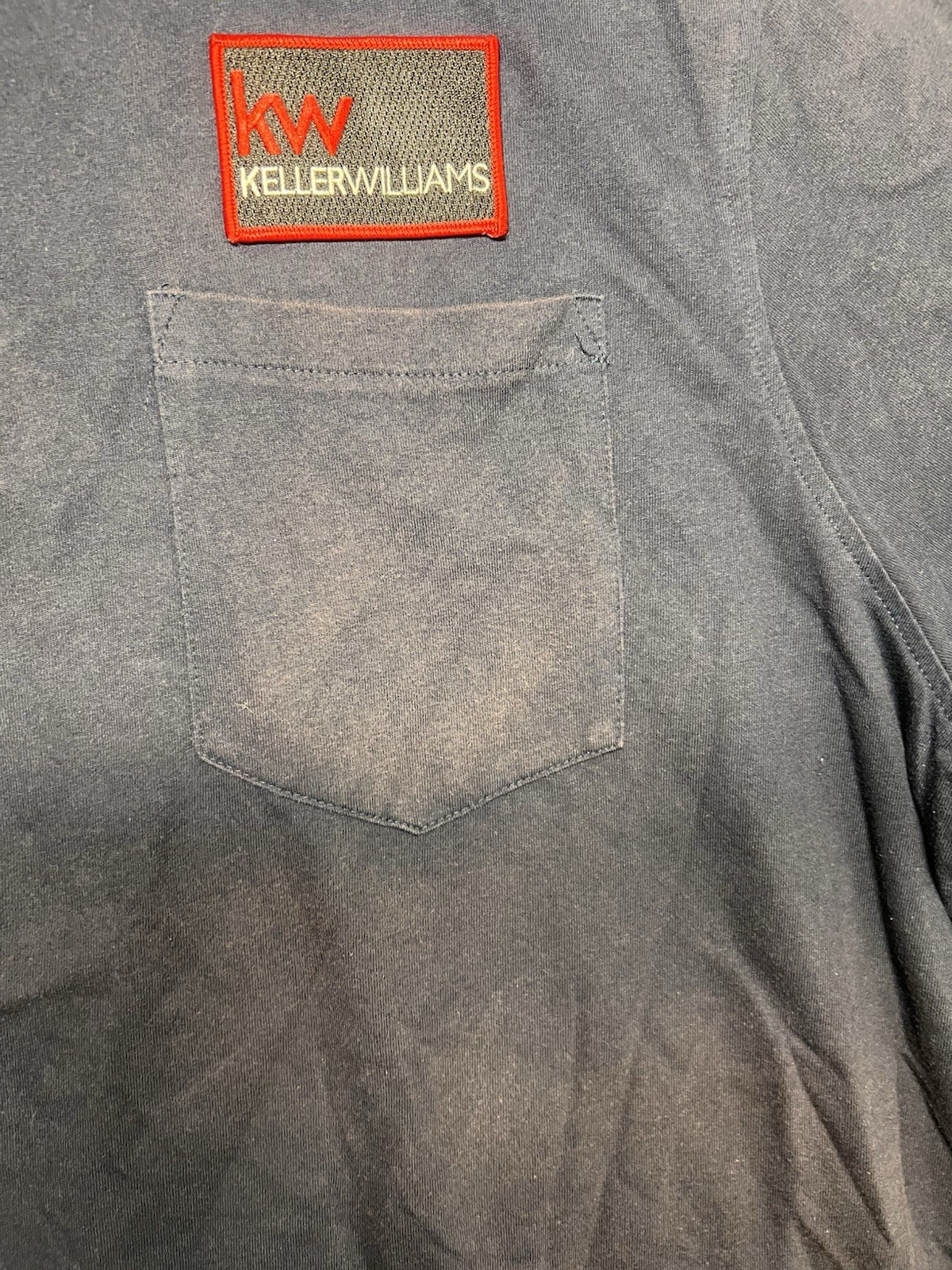 Port Authority Mens Button Golf Polo Shirt Blue Keller Williams Realtor 3XL gallery