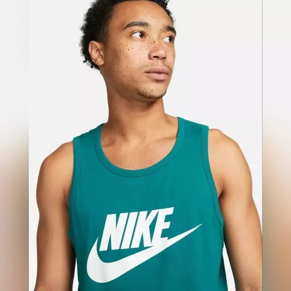 Men's NIKE Logo Dri-Fit Standard Fit Training Tank Gym Top AUTHENTIC NEW M-XXL gallery