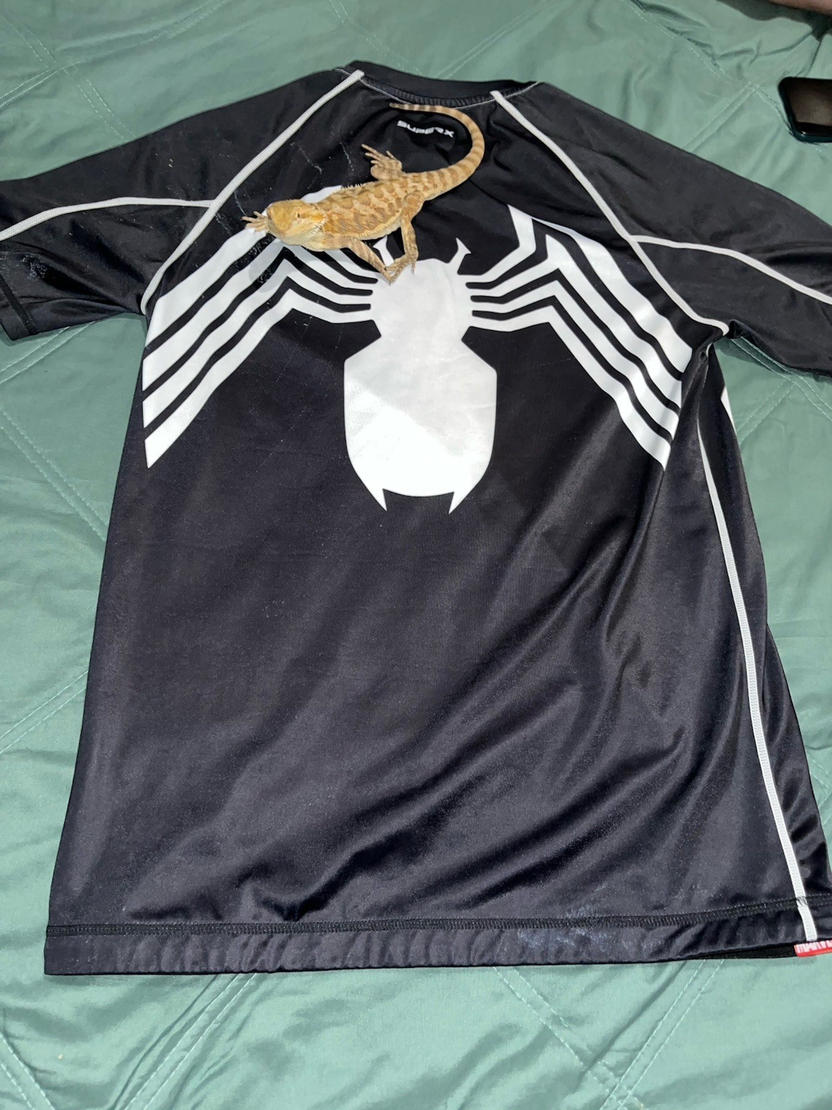 Marvel We Are Venom Venom Graphic Tee Black/White Polyester Crew L gallery