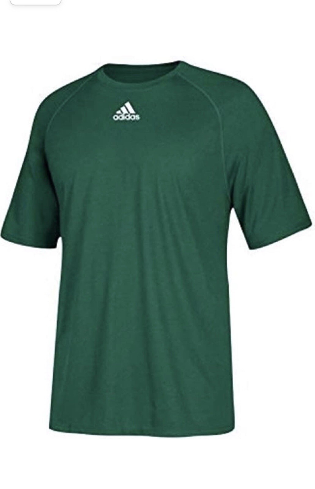 Adidas Climalite Green Short Sleeve Men’s Shirt Polyester T-Shirt Tee Size S gallery