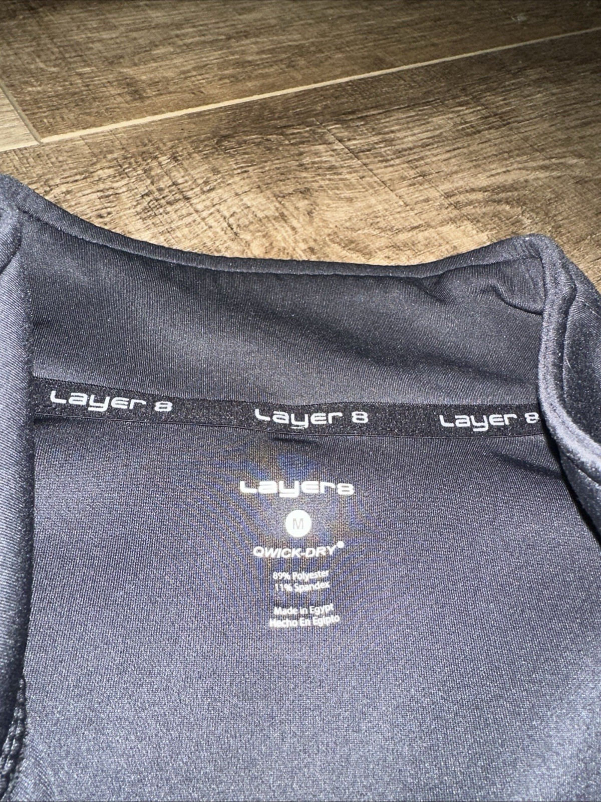 Layers 3/4 Zip Pullover Black Long Sleeve Men's Quick Dry Medium gallery