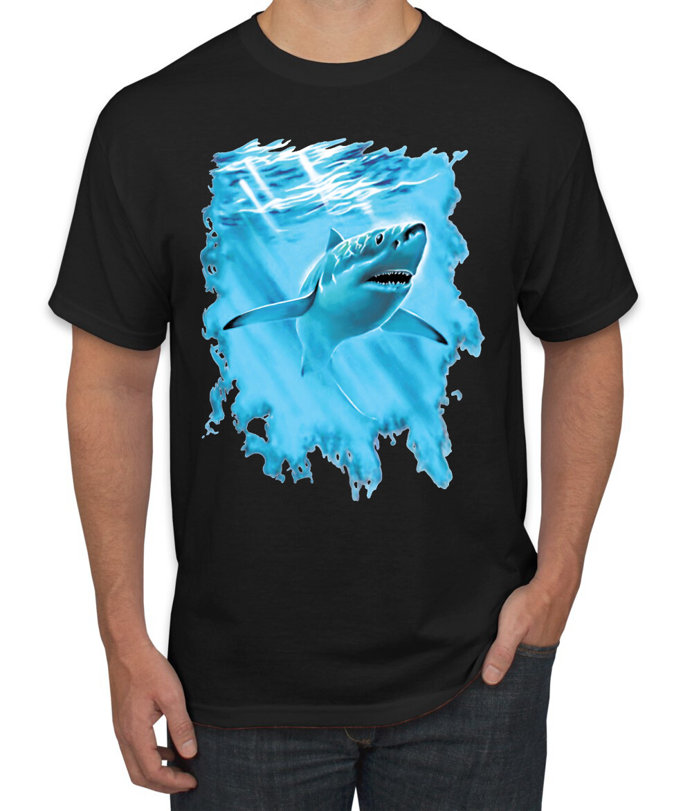 Swimming Shark Animals Men Graphic Tshirt gallery