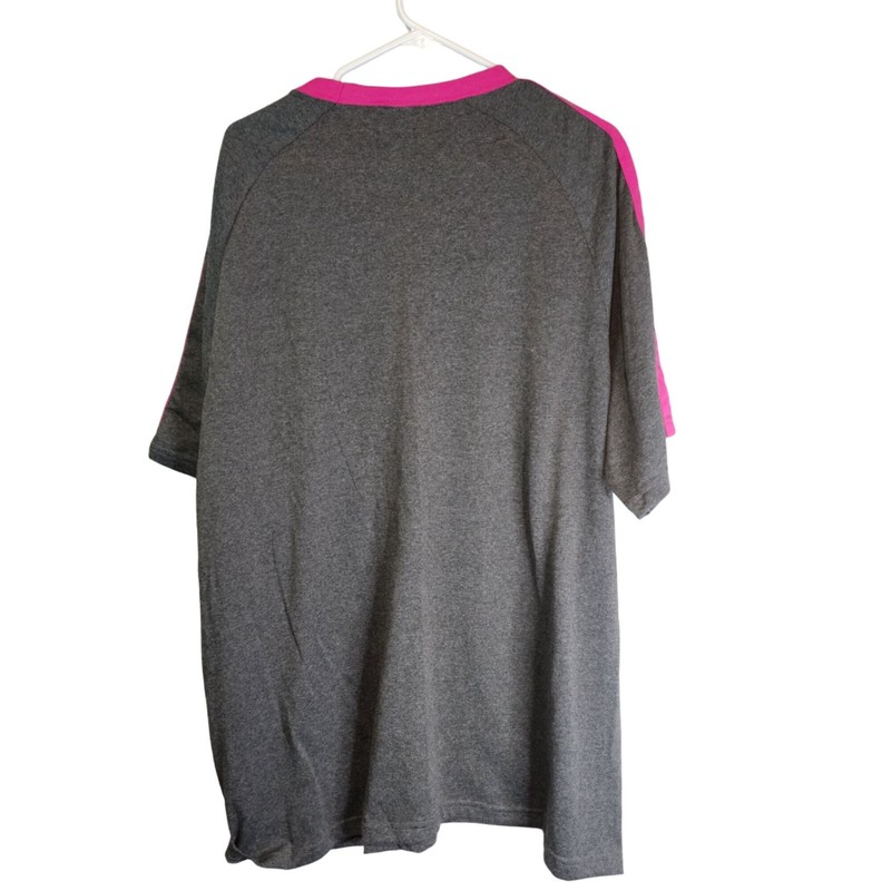 Augusta Sportswear Men's V-Neck Gray Berry Short Sleeve Shirt Size 3XL gallery