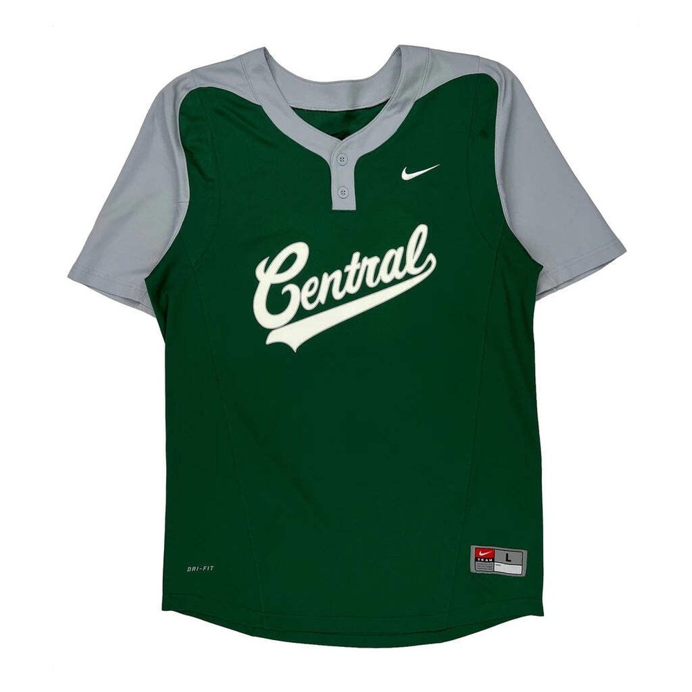 Central Nike Jersey - Large Green Polyester