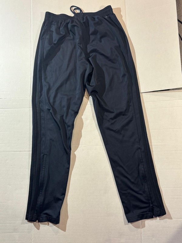 Adidas Climalite Athletic SweatPants Black Medium with Drawstring Men’s Medium gallery