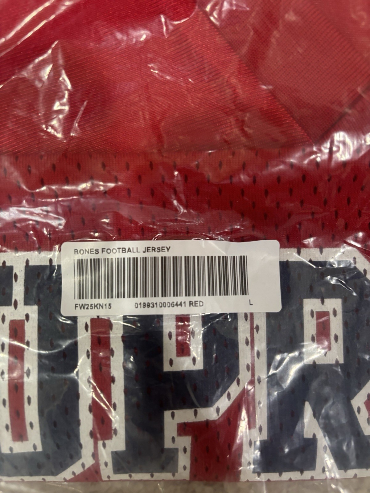 Supreme Bones Football Jersey Red gallery