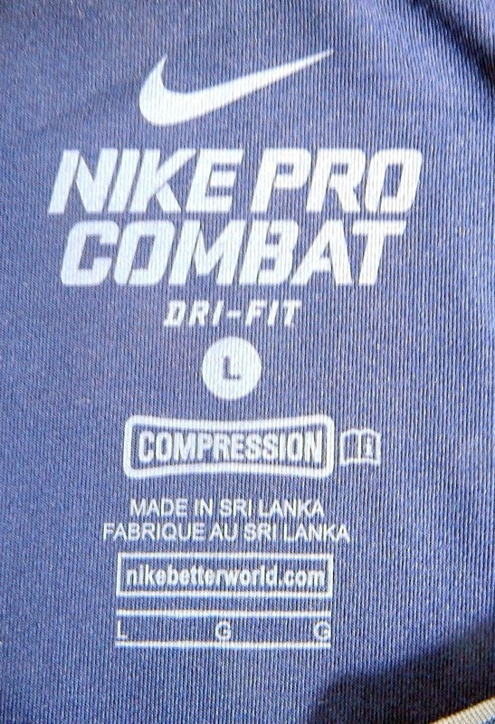 2011 Mens Nike Pro Combat Authentic Navy Training Dri Fit Shirt Core NWT L 77S gallery