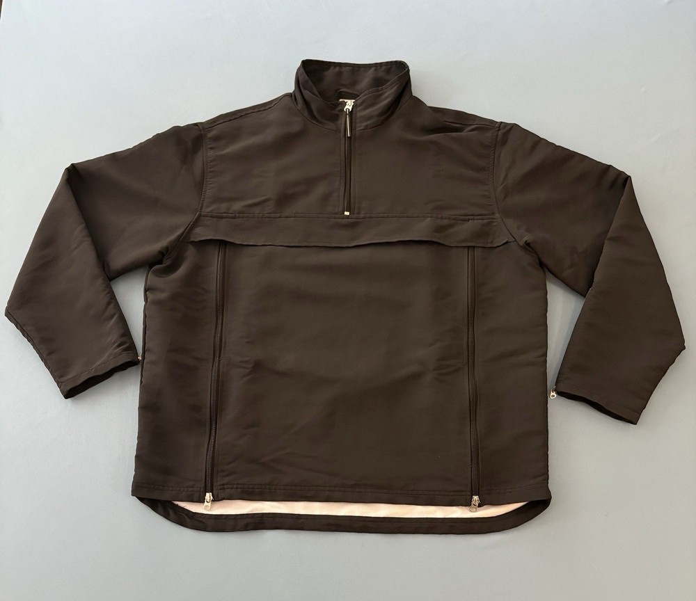 Nike Black Quarter Zip Pullover Full Side Zip Size XL (Closer to L)(check Size)