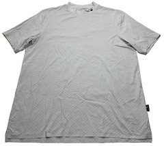 Bad Birdie Bad Elements Mock Neck Short Sleeve Polo Medium White BBMP024-679D