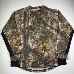 Scent Blocker Shirt Mens L Realtree Camo System Layer One Long Sleeve Hunting