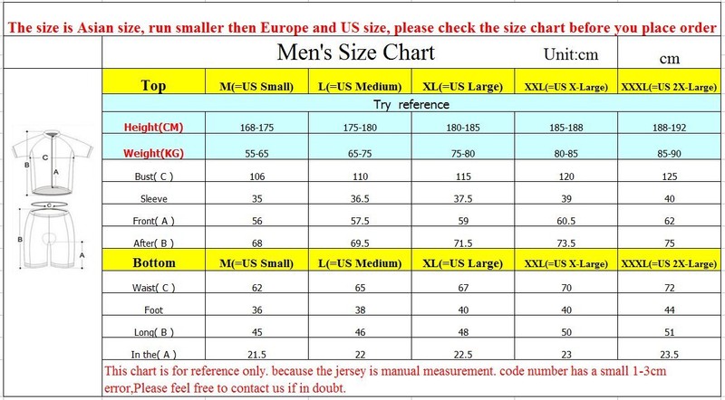 Mens Cycling Jerseys Suits Bicycle Wear Clothes 4D Padded Shorts Biking Clothing gallery