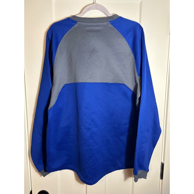 Adidas Alphaskin Techfit Compression Long Sleeve Training Mock Neck Blue Men L gallery