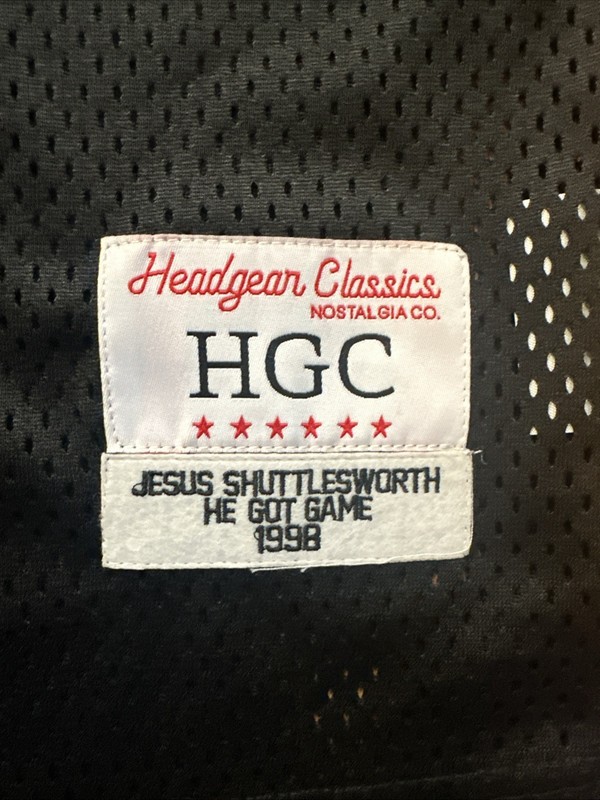 Headgear Classics Jesus Shuttlesworth He Got Game 1998 Jersey Lincoln High XL gallery