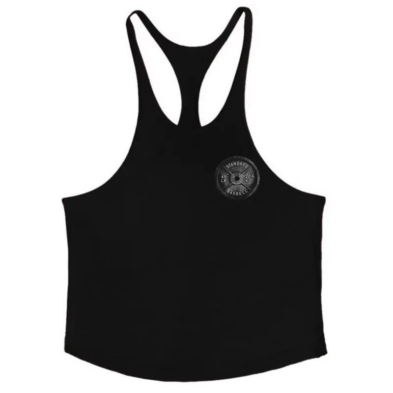 Mens Gym Stringer Tank Top Cotton Sleeveless Bodybuilding Workout Shirt Fit gallery