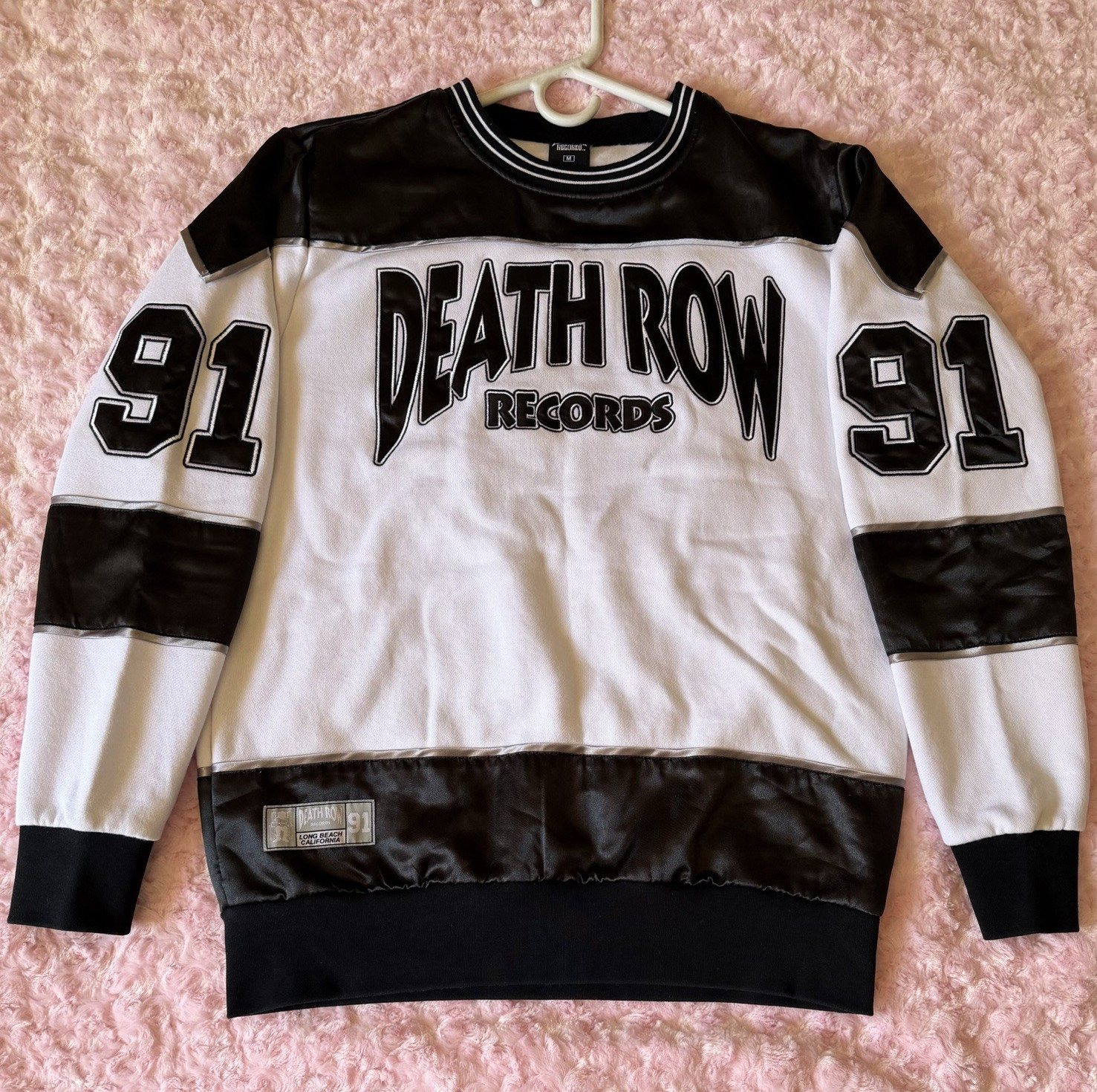 Death Row Records Snoop Dogg #91 Graphic Crewneck Pullover Sweatshirt Men’s M gallery