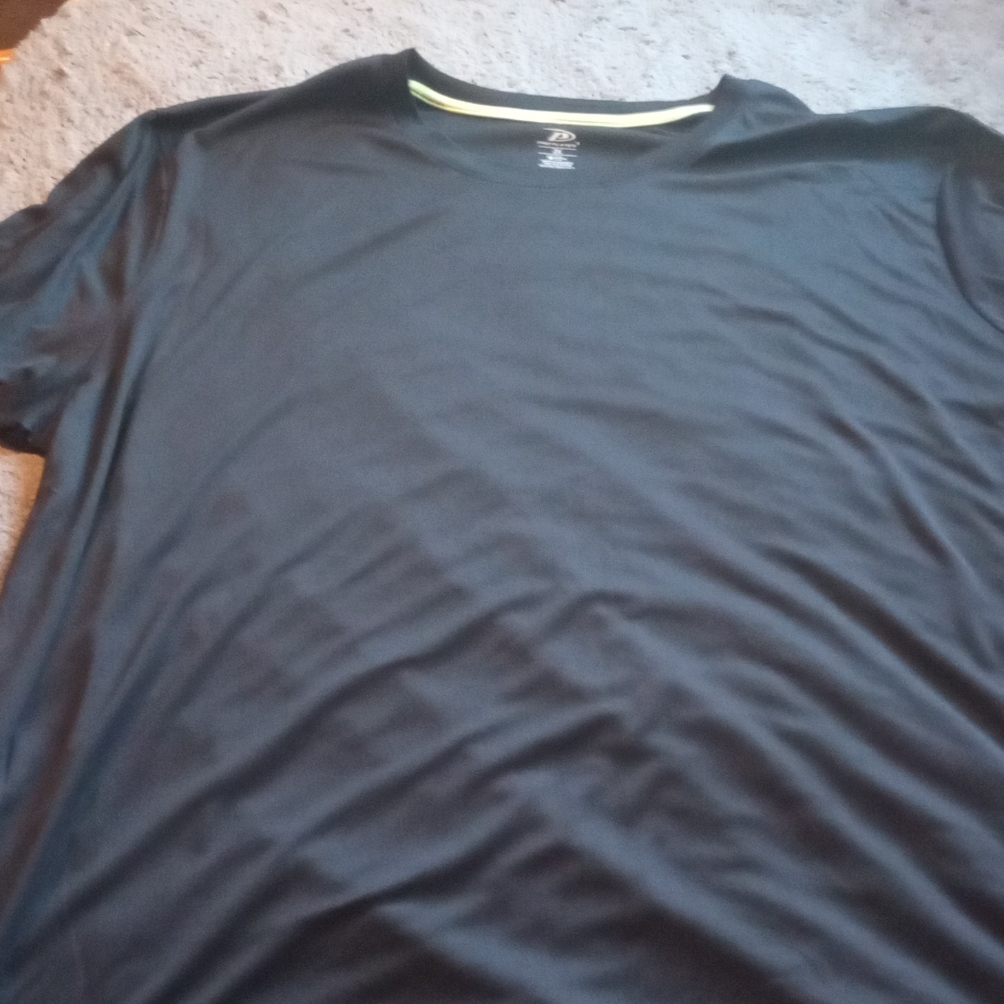 Pro Player Men's Moisture Wicking Crew Neck Short Sleeve T-Shirt Black 2X gallery