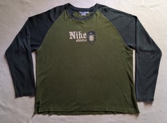 Nike Athletic Men’s Textured Two-Tone Green Pullover Size XL Pre-owned