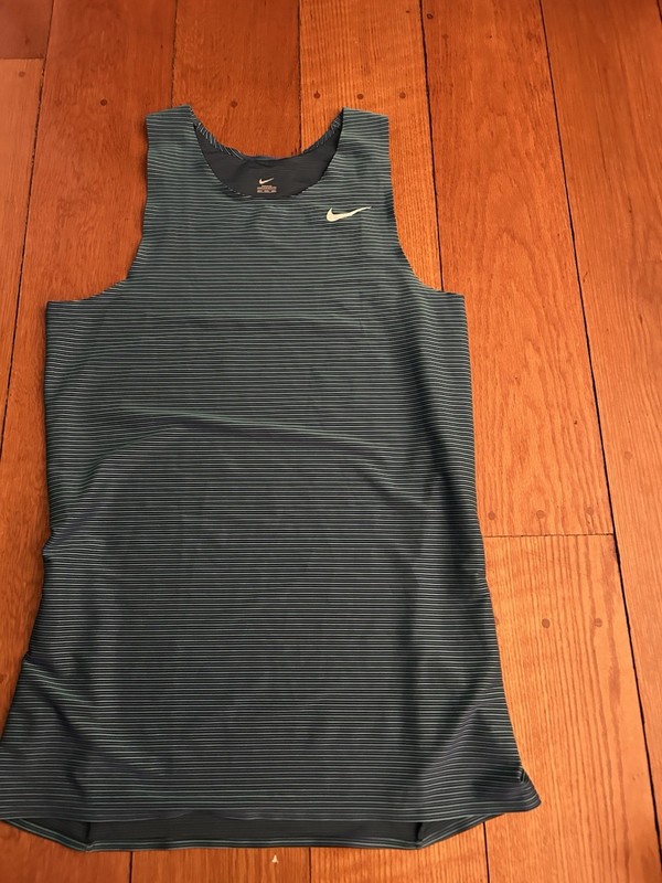 Nike Pro Elite 2022 Singlet Tank CW2569-317 Teal Made In USA Men's Size 4xlt gallery