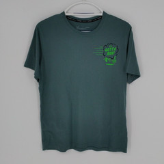 Under Armour Run Men’s L Green Crew Neck Short Sleeve Lightweight Graphic Tee