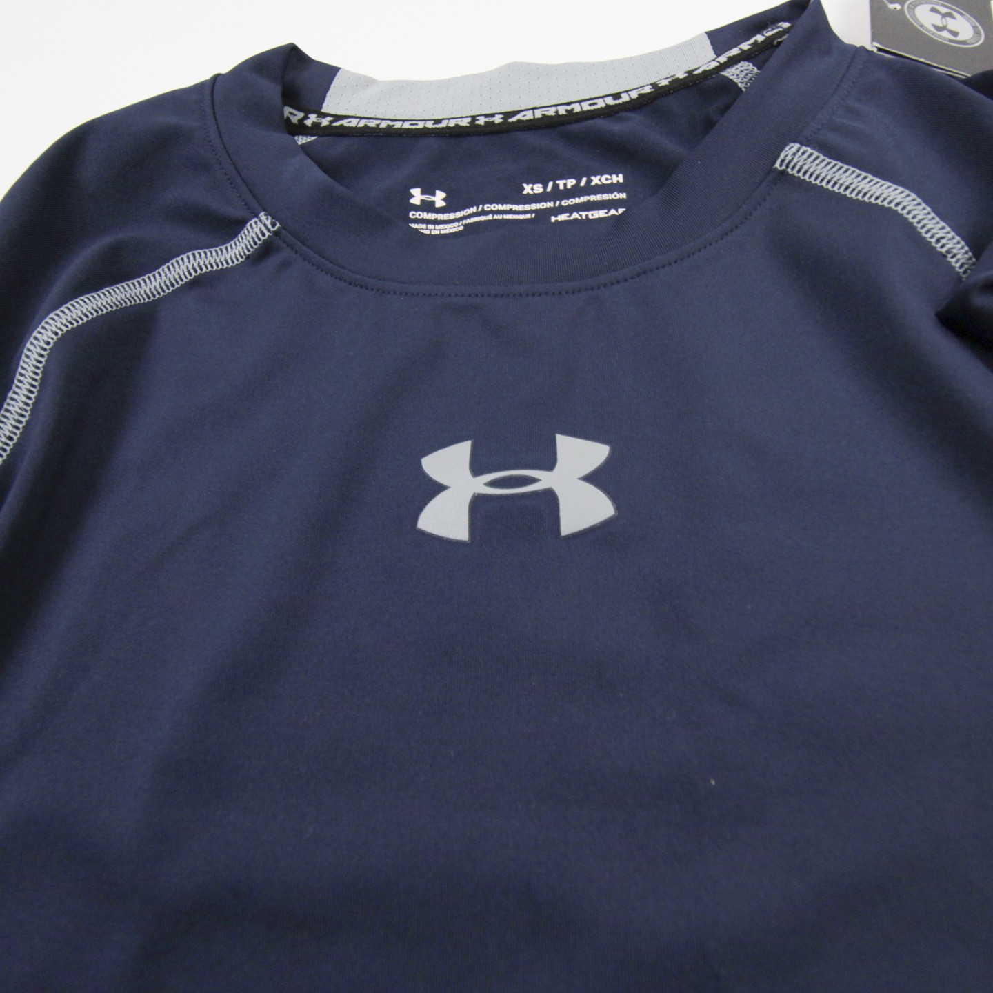 Under Armour HeatGear Compression Top Men's Navy New with Tags Multiple Sizes gallery