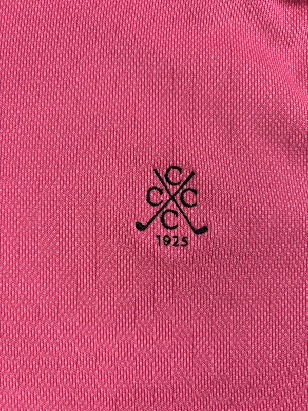 Nike Golf Pullover Shirt Mens Medium Pink Dri-FIT 1/4 Zip Mock Neck CU9828-639 gallery